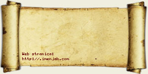 Maja Radnović vizit kartica